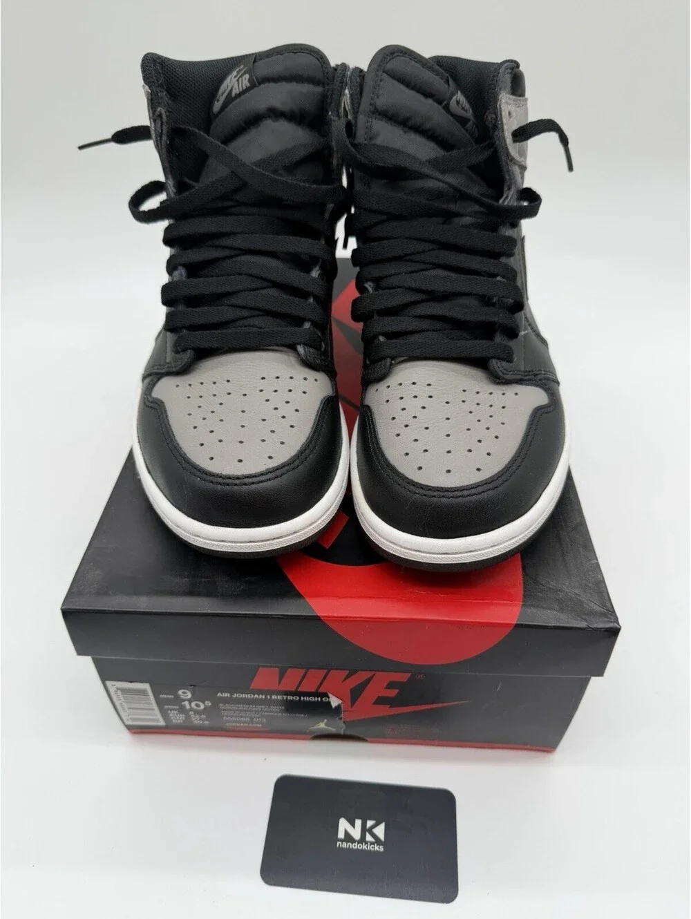 Nike Air Jordan 1 High OG Shadow 2018 Size 9M Pre OWNED